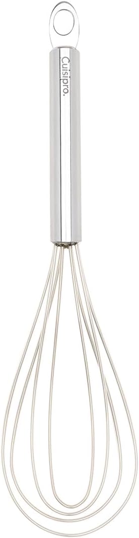Cuisipro 10-Inch Silicone Flat Whisk, Frosted