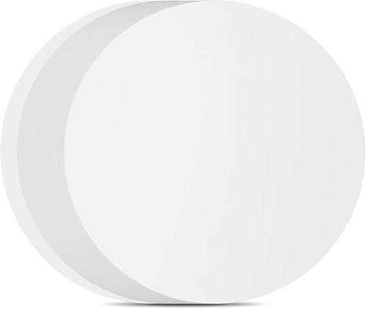 BYKITCHEN 6 Inch Parchment Paper Rounds, Set of 220, Burger Patty Paper/Hamburger Press Paper, Non Stick Small Pre-cut Round Parchment Paper for Cake Pan, Springform Pan, Smash Burger Press and More