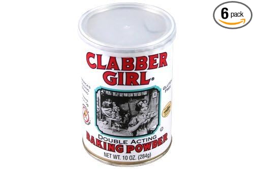 Clabber Girl Baking Powder, 10-Ounce Packages (Pack of 6)
