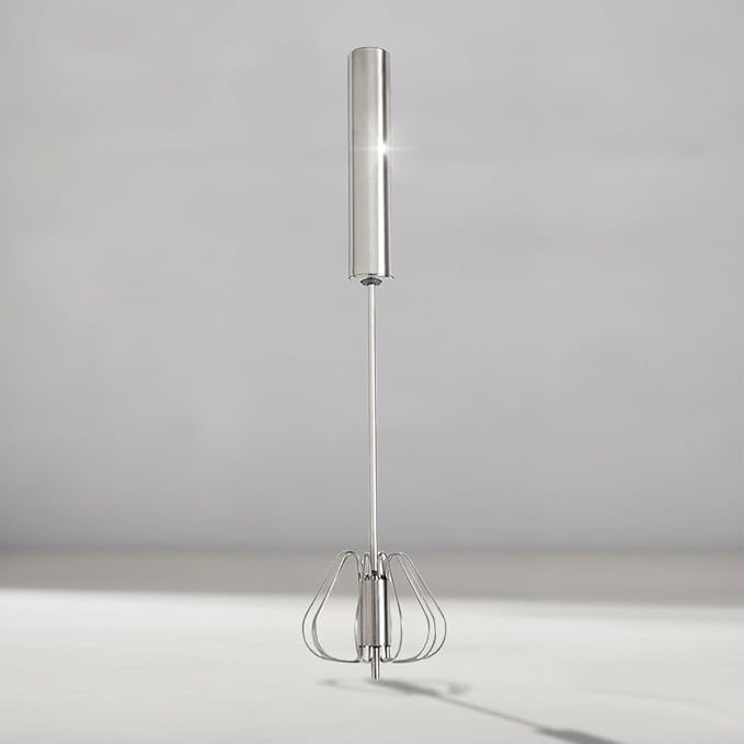 Mrs. Anderson’s Baking Rotary Whisk Hand Blender, Stainless Steel, 10.25-inches