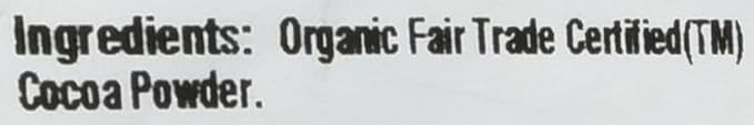Frontier Co-op Organic Cocoa Powder, Non-Alkalized, 1lb Bulk Bag - Fair Trade, Unsweetened Cocoa for Hot Chocolate, Pastry Chef Baking, Desserts, Restaurant Supply