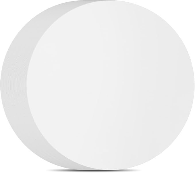 BYKITCHEN 7 Inch Parchment Paper Rounds, Set of 220, Burger Patty Paper/Hamburger Press Paper, Non Stick Pre-cut Round Parchment Paper for Cake Pan, Springform Pan, Smash Burger Press and More