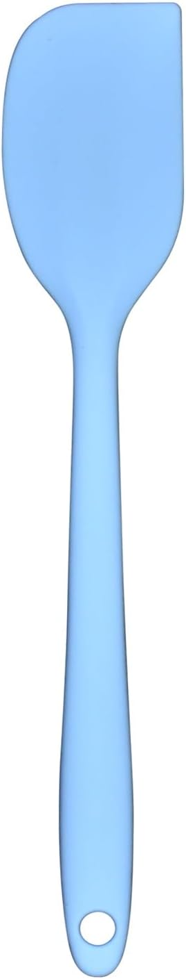Silicone Spatula, Silicone Spatulas Heat Resistant, Food Grade Rubber Non-Stick Rubber Spatulas with Stainless Steel Core, for Baking, Cooking, Mixing (1, Classic Blue, 8 * 1.6 inch)