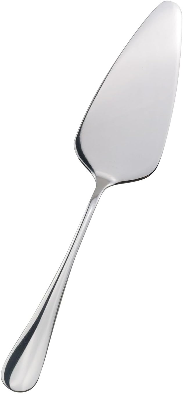TAODAN 2PCS Stainless Steel Cake Spatula Wedding Pizza Dessert Cutter Smooth Edge Dinnerware Silver Pie Knife for Cutting Lasagne