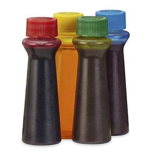 Amazon Grocery, Assorted Food Coloring, Contains Red, Blue, Green, Yellow Bottles, 0.3 Fl Oz (Pack of 8)