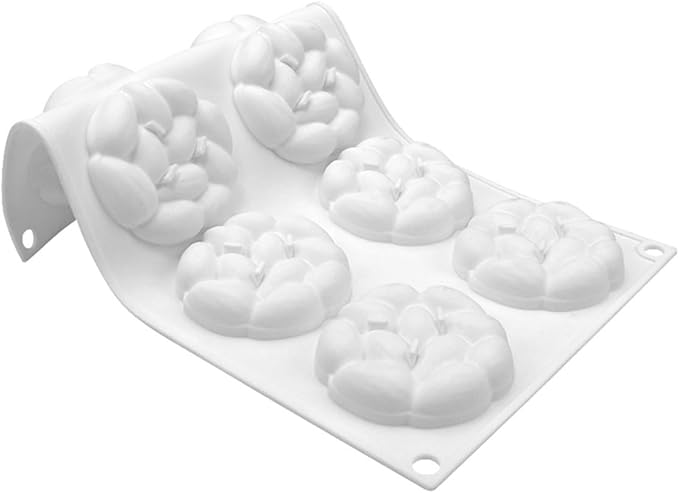 mostsom Chocolate Almonds Molds Silicone 8 Cavities Chocolate Candy Fondant Mold Mould for DIY Baker Soap Mold (Almonds G1_11.8x6.88x0.72inch)