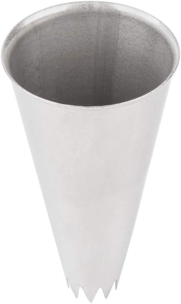 Ateco # 862 - French Star Pastry Tip .25'' Opening Diameter- Stainless Steel