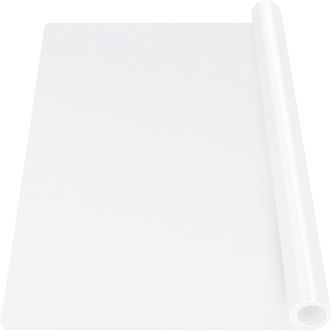 Gartful Oversize Transparent Silicone Mat, Countertop Protector, 27.6X 19.7 inches Silicone Sheet for Crafts Resin Jewelry Casting Mat Pad Nonstick Table Placemat