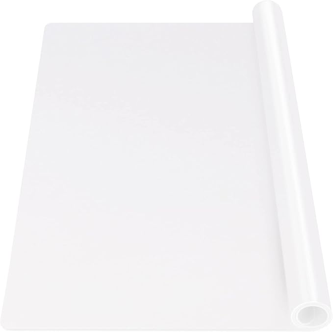 Gartful Oversize Translucent Silicone Mat, Countertop Protector, 27.6 x 19.7 inches Silicone Sheet for Crafts Resin Jewelry Casting Mat Pad Nonstick Table Placemat