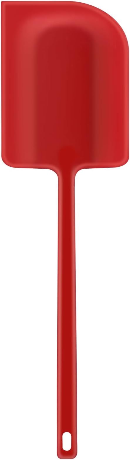 Large Silicone Spatula Wide Edge Rubber Spatula Scraper for Baking, Heat Resistant 600 ℉ Kitchen Big Spatulas for Baking Cooking, Mixing.