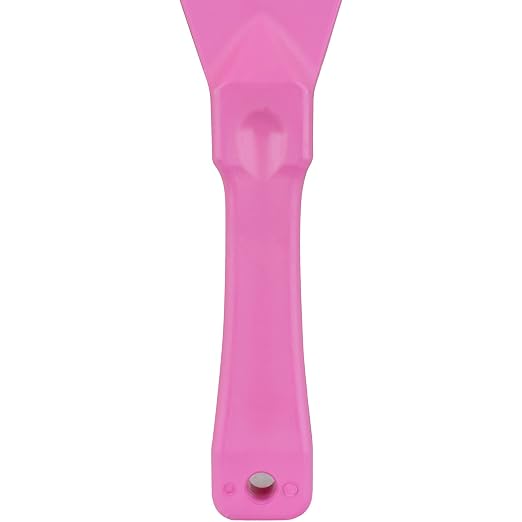 SPARTA Polypropylene Scraper Tool Food Safe Scraper for Removing Caked-On Residue in Commercial Kitchens, Plastic, 7.82 x 3 Inches, Bright Pink, (Pack of 12)