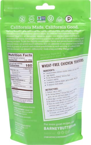 Barney Butter Almond Meal, 13 Ounce, Non-GMO, Gluten Free, Keto, Paleo, Vegan (Pack of 2)