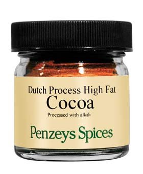 Dutch Process Cocoa Powder By Penzeys Spices .9 oz 1/4 cup jar (Pack of 1)