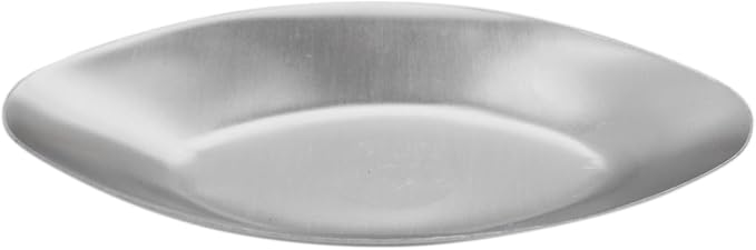 Canoe Egg Tart Pans, Aluminum Small Boat Shape Tart Molds, Individual Oval Tartlet Tins for Baking Pie, Quiches - 10Pcs, Silver