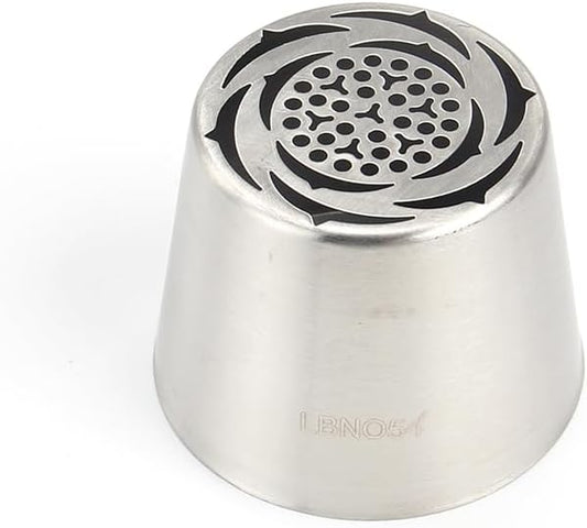 1 Piece Stainless Steel Extra Large Russian Tulip Flower Icing Tips,Pastry Frosting Piping Nozzles for Marshmallow Bouquet, Cake Decorating Piping TipsFlower Frosting Nozzles for Decorating