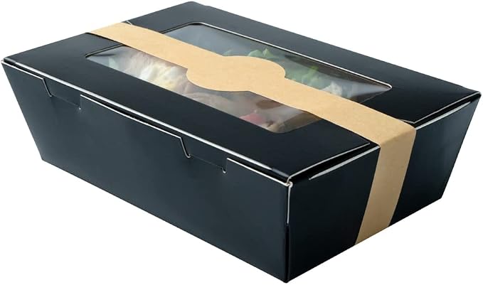 Restaurantware RW Base 12 x 1.5 Inch Packaging Bands 100 Self-Adhering Belly Bands - Disposable Strong Kraft Paper Label Stickers For Packaging Supplies Keeps Take Out Containers Sealed