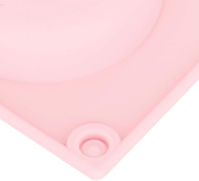 Silicone Mini Donut Pan, 6 Cavity Silicone Donut Baking Pan Tray, Nonstick Cake Biscuits tray Making Tool, Doughnut Baking tray TrayKitchen Accessories (Roseate)
