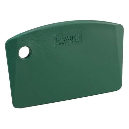 Remco Mini Bench Scraper,5-1/2 x3-1/2,MD Grn 6959MD2-1 Each