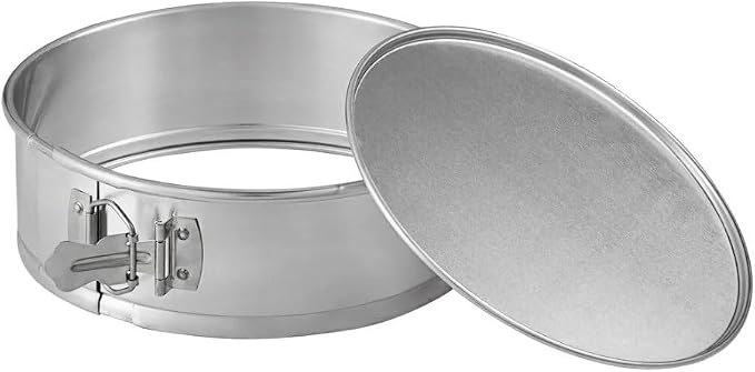 Soro Essentials- 9'' x 3'' Deep Aluminum Round Spring Form Pan- Leak Proof Cheesecake Pan Spring Form Pans with Removable Bottom and Quick Release Latch for Baking Cheesecake Cakes
