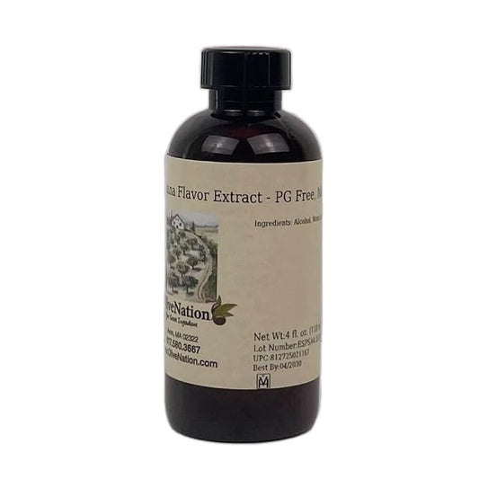 OliveNation Banana flavor Extract from Natural Flavors for Baked Goods, Beverages, Breads, Fillings, Sugar Free, Non-GMO, Gluten Free, Kosher, Vegan - 4 oz | All Natural Sugar Free Liquid Adds Sweet Tropical Taste/Aroma in Baked Goods, Sauce, Frosting/...