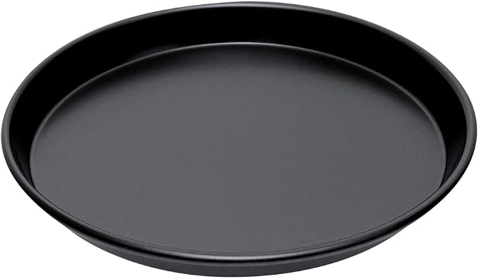 Restaurantware Met Lux 10.2 Inch Round Cake Pan 1 Heavy-Duty Pizza Pan - Non-Stick Oven-Baking Aluminum Deep Dish Pizza Pan For Pizzas & More Perfect For Pizzerias Buffets or Sandwich Shops