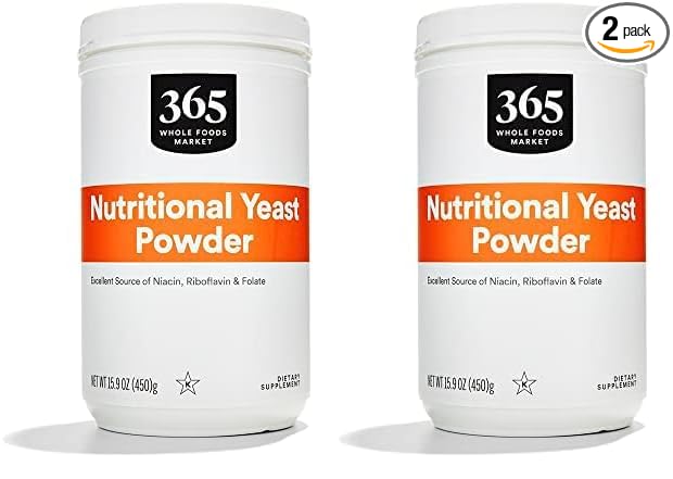 365 by Whole Foods Market, Nutritional Yeast, 15.9 Ounce (Pack of 2)
