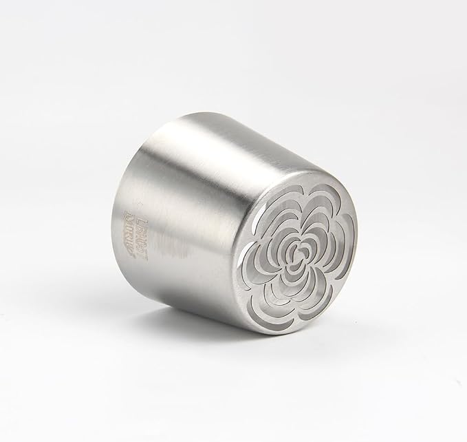 1 Piece Stainless Steel Extra Large Russian Flower Icing Tips,Cake Decorating Piping Nozzles for Cupcakes Bouquet,Pastry Frosting Russian Piping Tips,Flower Frosting Nozzles for Decorating
