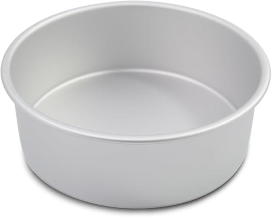 8×3 Inch Cake Pans, Aluminum Round Cake Tin, Baking Cake Pan for Wedding, Party, Family Occasions, Chocolate, Bread. (Round, 8×3 Round Cake Pan)