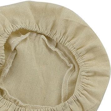 Flaxen Proofing Bread Basket Cloth, Reusable Breathable Liner Cotton Flax Proofing Bread Cloth, Round Cloths Baking supplies Bread Proofing Baskets，Baking Tools and Accessories (9 inch)