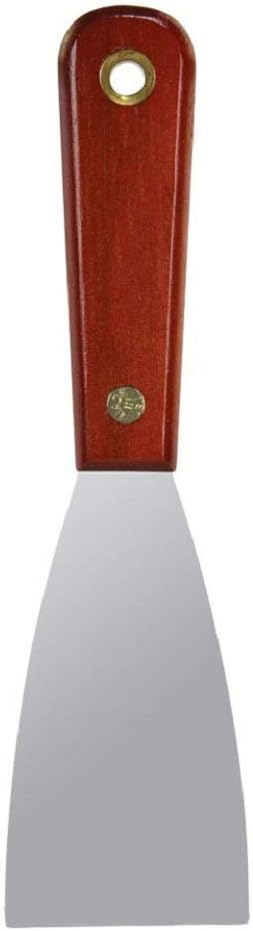 Warner 2" Flex Putty Knife, Stainless Steel Blade, Rosewood Series, 10753