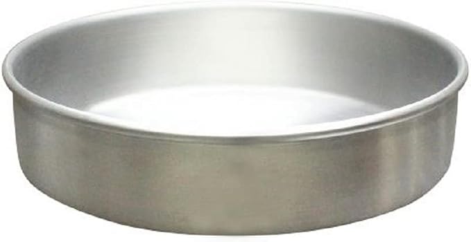 TrueCraftware- 8" X 2" Aluminum Round Layer Cake Baking Pan 1.0MM- Bakeware for Cake Pizza Layer Cake Pans Easy Releasing Cake Baking Round Pans Tin Cheesecake Mold for Home Kitchen Restaurants