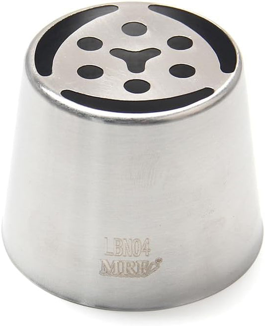 1 Piece Stainless Steel XXL Russian Flower Piping Icing Tips,Cake Decorating Piping Nozzles,Pastry Dessert Piping Tips,Flower Frosting Nozzles for Decorating