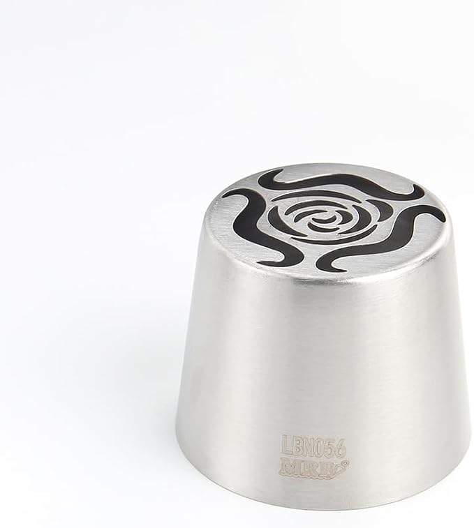 1 Piece Stainless Steel XXL Rosebuds Pattern Russian Icing Tips,Russian Flower Piping Nozzles,Baking Forsting Tools,Cake Decorating Flower Piping Tips