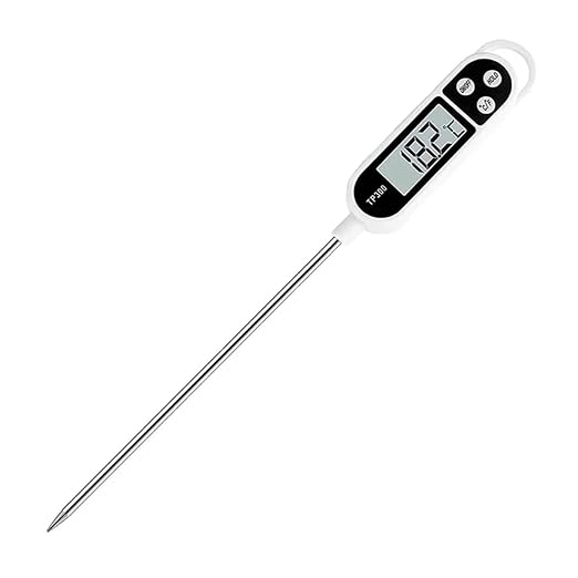 Candy Thermometer Digital Instant Read for Meat Kitchen Cooking Food Oil Deep Fry BBQ Grill Smoker (1, 9.4in)