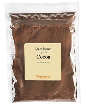 Dutch Process Cocoa Powder By Penzeys Spices 3.2 oz 3/4 cup bag (Pack of 1)