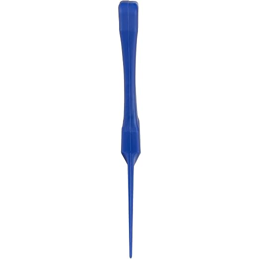 SPARTA Polypropylene Scraper Tool Food Safe Scraper for Removing Caked-On Residue in Commercial Kitchens, Plastic, 7.82 x 3 Inches, Blue