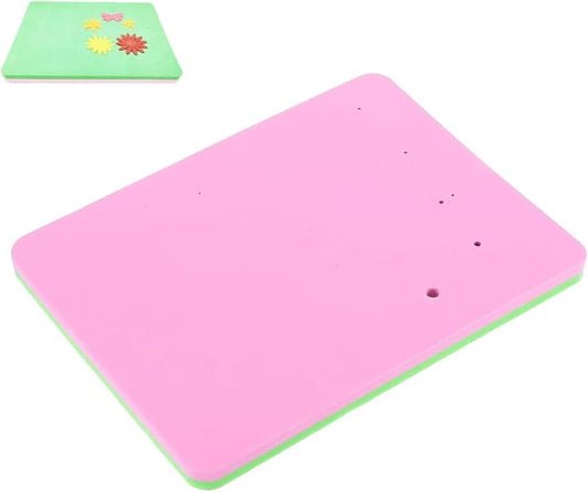 Fondant Foam Pad with 5 Holes - Silicone Mat for Cake Decorating, Rolling Pin & Clay Tools, Perfect for Fondant, Gum and Air Dry Clay Crafts