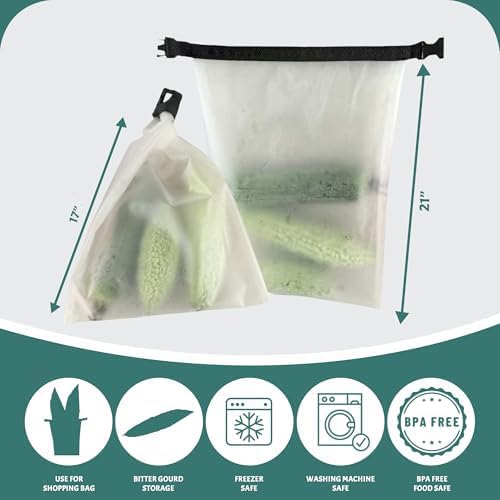 Reusable Bread Bags for Homemade Bread (2PCS)- Clear Bag with Ties For An Airtight Moisture-free Preservation and Storage - Loaf Bags for Home Bakers - Reusable Sourdough Bag