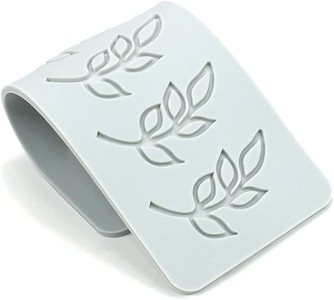 Fondant Silicone Moulds Tropical Leaves Silicone Imprint Mat Gum Paste Press Mold for Cake Chocolate Cupcake Decorating Cake Toppers Candy Cookies Resin Sugarcraft (D_7.72x2.72x0.12inch)