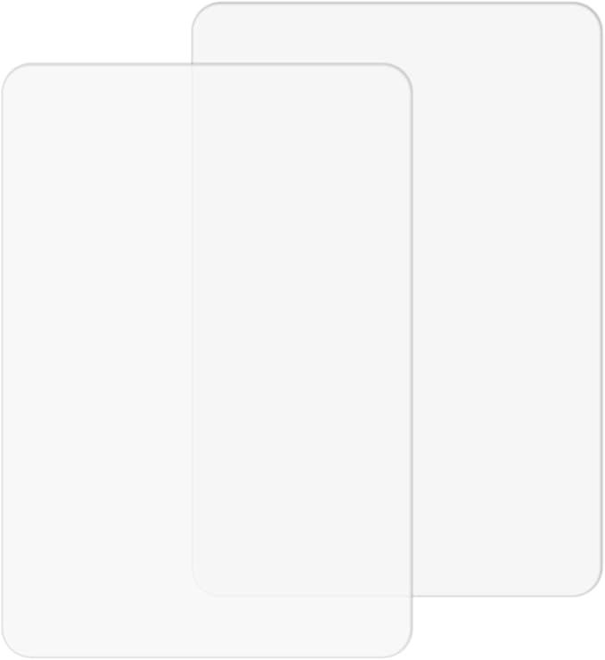 2 Pcs Clear Silicone Mat 12 x 8 Inch Silicone Placemats Non-Slip Baking Mat for Kitchen Counter Countertop Protector Heat Resistant Countertop Liner for Pastry