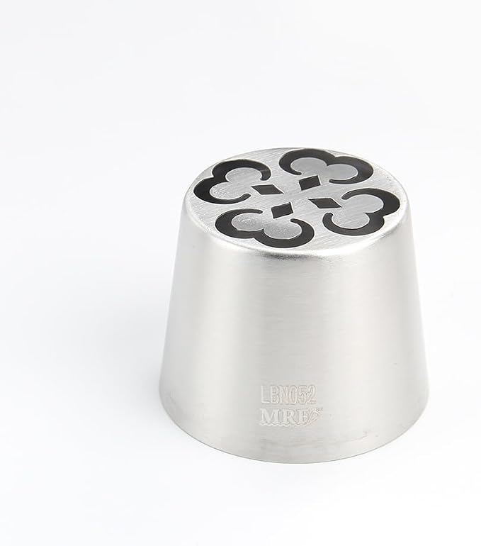 1 Piece Stainless Steel Extra Large Cherry Pattern Icing Tips,Pastry Frosting Russian Piping Nozzles for Marshmallow Bouquet, Cake Decorating Piping Tips,Flower Frosting Nozzles for Decorating