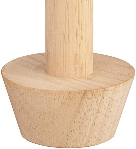 Master Class Double Ended Wooden Pastry Tamper - 4 cm & 6.8 cm - Brown - 5 Year Guarantee
