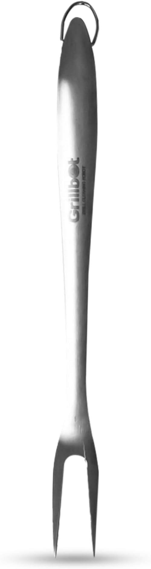 Grillbot BBQ Fork for Grilling, Premium Stainless Steel Metal Fork, Long Handle for Cooking, Grilling & Carving, Heavy Duty, Dishwasher Safe, Carving Fork for Meat 2 Prongs, Large Serving Fork
