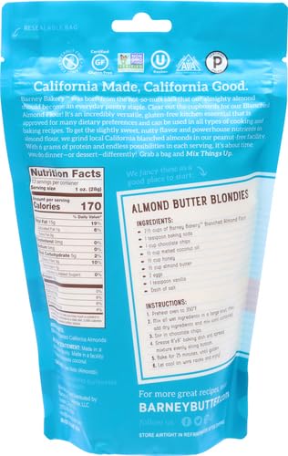 Barney Butter Almond Flour, 13 Ounce, Non-GMO, Gluten Free, Keto, Paleo, Vegan (Pack of 2)