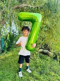 Light Green 3 Balloon, Number Balloons 40 Inch, 3rd Birthday Decorations for Kids Girls Women Party Supplies for Party Decorations, Number 3 Balloon