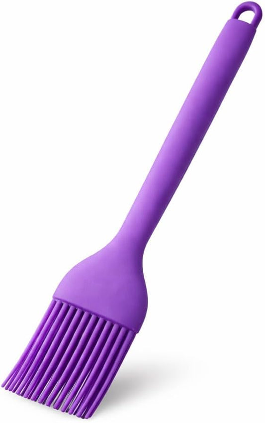 Silicone Basting Brush for BBQ, Cooking & Baking – Heat Resistant Food Grade Silicone Pastry Brush for Grilling, Oil, Butter & Sauce Brush for Kitchen
