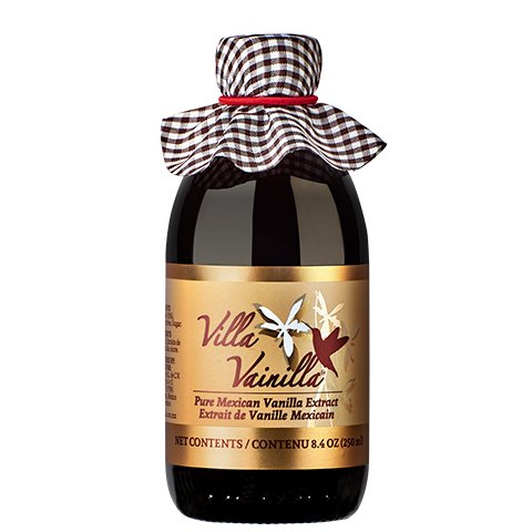 Villa Vainilla Pure Vanilla Extract - Premium Concentrated, Real, Natural, Gourmet Flavor from Mexico (8.4 Fl Oz Pure Vanilla Extract)