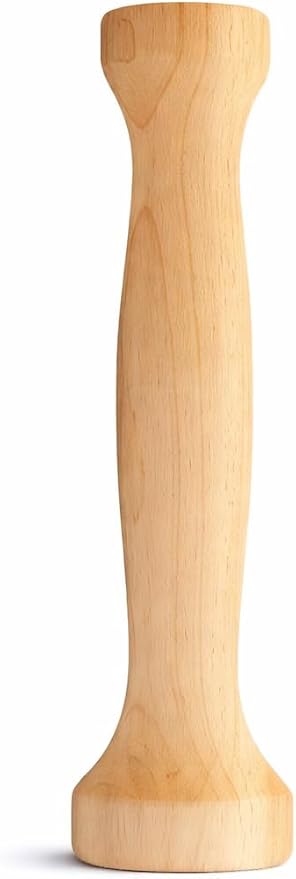 Fletchers' Mill Tart Tamper, Wooden Pastry Tamper, Perfect for Making Muffin, Pecan Pies, Cheesecakes, MADE IN U.S.A.