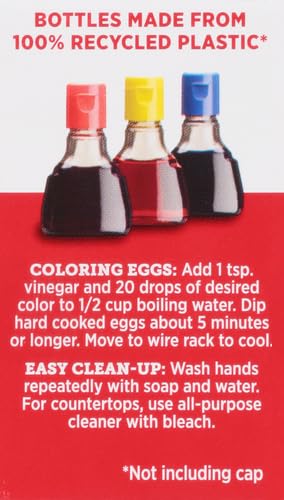 McCormick Assorted Food Colors & Egg Dye, 1.5 fl oz (Pack of 6)