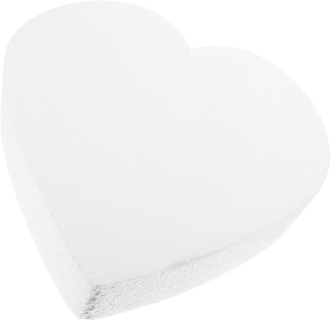 STOBAZA Cake Heart Shaped Model for Wedding Display and Decorating Lightweight Fake Cake for Crafting and Photography for Celebrations and Events